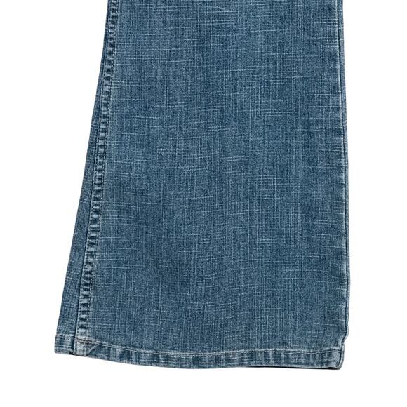 Guess Jeans Women's Size 32 Flare Leg Boot Cut Denim Retro Western Festival Boho - Picture 7 of 7